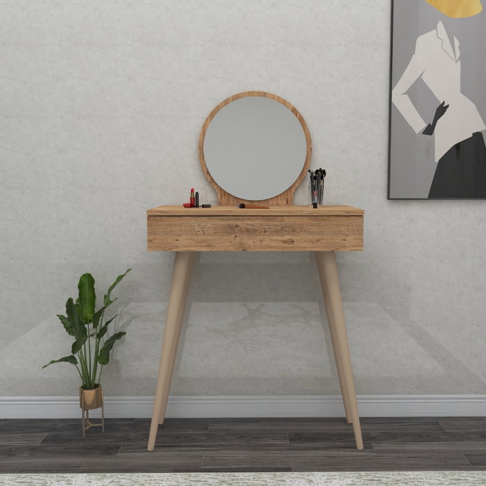 Hanah Home Siena - Mesa de maquillaje Pino atlántico Hanah Home Siena - Mesa de maquillaje Pino atlántico